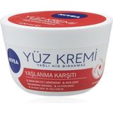 Mena Rise Nıvea Yaşlanma Karşıtı Yüz Kremi 100 Ml, 24 Saat Nemlendirici Yüz Kremi, Uv Koruması