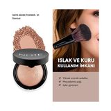 Mena Rise Note Baked Powder 01 Stardust Işıltılı Bitişli Highlighter Toz Yüz Pudrası - 000