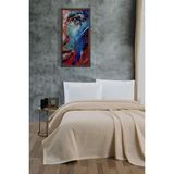 Mena Rise Pike - Nefes Alabilen Pamuk Pike, Yazlık ve Mevsimlik Yatak Örtüsü, Yumuşak ve Hafif, Terletmez,tek Kişilik 170X240 - 0 - Siyah