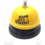 Mena Rise Resepsiyon Zili - Masa Zili Ring For A Smile Bell Boy Çanı