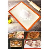 Mena Rise Silikon Yanmaz Yapışmaz Pişirme Matı 40*30 cm Fırın Kağıdı -Hamur Açma Matı