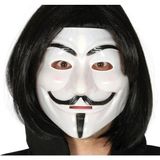 Mena Rise Siyah Renk Takma Kısa Saç ve V For Vendetta Maskesi Anonymous Maskesi - Lisinya