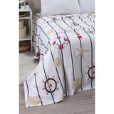 Mena Rise Tek Kişilik Pike Yatak Örtüsü 170 x 230 Kırmızı - 0 - Siyah