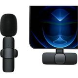 Mena Rise Type-C Girişli Telefon Uyumlu Wireless Youtube Facebook Tiktok Yayın Kablosuz Yaka Mikrofonu ( Lisinya )