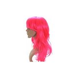 Mena Rise Uzun Peruk Saç - Pembe