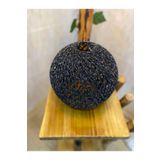 menalART Ağaç Tasarım Renkli Avize Başlık (siyah) 22 Cm E27 Duy Uyumlu (askı Takımsız) Aydınlatma Topu