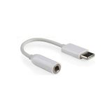 Menamood 1744 Type C To 3.5mm Kulaklık Ses Çevirici Dönüştürücü USB Type-C Male To 3.5 mm Female Audio Adapter Aux Adaptör (Samsun Modeller ile Uyumlu Değildir)