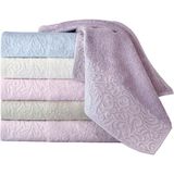 Menderes Home Cotton Collection Bambu Banyo Havlusu Sarmaşık Mor - 70 x 140 cm