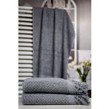 Menderes Home Cotton Collection Bukle Banyo Havlusu Peşkir Gri