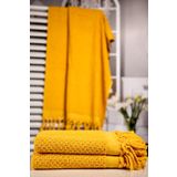 Menderes Home Cotton Collection Bukle Banyo Havlusu Peşkir Hardal