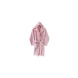 Menderes Home Cotton Collection Bukle Xlarge Kapşonlu Bornoz Düz Pembe
