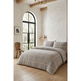 Menderes Home Kışlık Pazen Tek Kişilik Nevresim Takımı Gray Natur