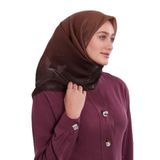 Menekşe Çift Renk Kehribar Eşarp