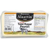 Menemenci Alaattin Tam Yağlı Kaşar Peyniri 1000 Gram - 1 kg