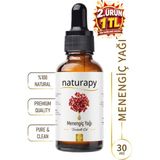 Menengiç Yağı (Terebinth Oil) Soğuk Sıkım Sabit Yağ 30 ml Damlalıklı Cam Şişe
