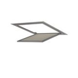 Menfezsan 30X30 cm Alçıpan Müdahale Kapağı Swiçli Vasistaslı Dokunmatik