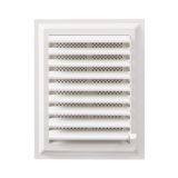 MENFEZSAN 48 X 48 2 Adet Plastik Menfez Banyo Wc Havalandırma Menfezi Yüzeysel Hareketli Panjur