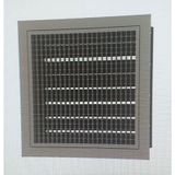 Menfezsan 60 x 60 Çift Sıra Kanatlı Zıt Damperli Menfez