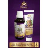 mengu petcare Kediler için B Complex Damla 50ml - Taurinli Kedi Maltı 100GR- SET