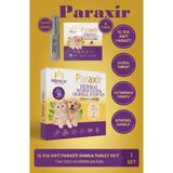 Mengu Petcare Paraxir Kedi Iç Dış Bitkisel Parazit Iç Dış D Amlası Köpek Iç Dış Anti P Arazit Bit Pire Kene Damla Seti (5 Damla 2 Tablet)