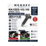 Menhec Otomotiv Kia Ceed K3 K5 Opirus Yan Ayna Motor Dişlisi Çelik Metal Katlanır Ayna Tamir Parçası