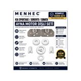 Menhec Otomotiv Kia Sportage Sorento Sonata Ayna Motor Dişli Seti Plastik Tamir Seti