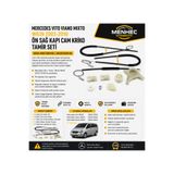 Menhec Otomotiv Mercedes Vito Viano Mixto W639 Ön Sağ Cam Kriko Tamir Seti (2003-2010) OEM 6397200146 A6397200146