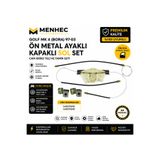 Menhec Otomotiv Volkswagen Golf 4 Bora Ön Sol Metal Ayaklı Cam Kriko Teli Tamir Seti Kapaklı 97-03