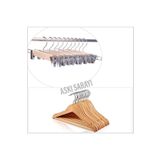 menofis Ahşap Çocuk Ve Bebek Askısı Pantolon Ve Elbise Askısı Mandallı 12 +12 Özel Set - Askı Sarayı -