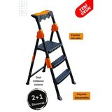 Mensa Plus 2+1 Basamaklı Metal Merdiven, Mensa2