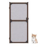 Menteşeli Kapı Kedi Sinekliği En:0-90 X Boy:0-210 Cm Demir, Ahşap,pimapen Alüminyum İle Uyumlu Çok Renkli