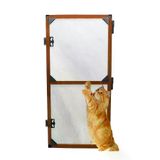 Menteşeli Yırtılmaz Kapı Kedi Sinekliği Pet Tül Kahverengi 90x210 Cm. Özel Ölçü Verebilirsiniz. En 90'a Kadar Boy 210'a Kadar