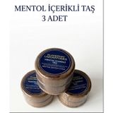 Mentol İçerikli Taş Masaj Taşı Spa Masaj Taşı Serinletici Mentol 3'lü