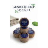 Mentol İçerikli Taş Masaj Taşı Spa Masaj Taşı Serinletici Mentol 5'li