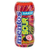 Mentos 30 gr Sour Çilek Aromalı Şekersiz Ekşi Sakız