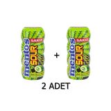 Mentos 30 gr Sour Yeşil Elma Aromalı Draje Sakız (2 adet)