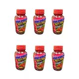 Mentos 49 gr Sours Çilek Aromalı C Vitaminli Tablet Şekerleme (6 adet)