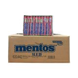 Mentos Çilek Aromalı Çiğnenen Draje Şekerleme ( 37,5 gr * 20 ) * 16 Adet - 7 gr
