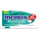 Mentos Clean Breath Yoğun Nane Aromalı Tatlandırıcılı Tablet Şekerleme 21 GR * 12 Adet - 252 gr