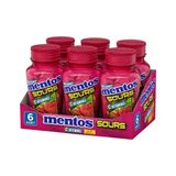 Mentos Sours Çilek Aromalı C Vitaminli Tablet Şekerleme 49 GR x 6 Adet