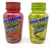 Mentos Sours Şekersiz Tatlandırıcılı C Vitaminli Limon ve Çilek Aromalı Tablet Şekerleme 49GR - 49 gr