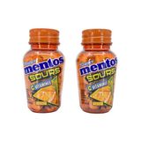 Mentos Sours Şekersiz Tatlandırıcılı C Vitaminli Portakal Aromalı Tablet Şekerleme 49gr X 2 Adet
