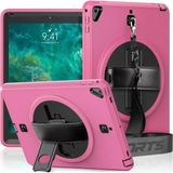 Mentra Online Apple iPad 5 Air 9.7 Kılıf Strap-C Otterbox Tablet Kapak - Pembe