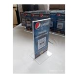 Menufay A6 T Tipi 10X15 Cm Pleksi Föylük Menü Broşürlük Etiketlik Fiyatlık Stand 10'Lu Paket