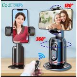 Menuzer Dıer Yeni 360 Derece Takip Sabitleyici Monopod Işıklı Lambalı Sensör Cihazı Uzaktan Kumandalı - Siyah