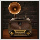 Menuzer Nostaljik Ahşap Radyo Bluetooth Hoparlör Usb-Sd Kart Mp3 Çalar 3 Band Fm/am/sw Şarjlı Müzik Kutusu