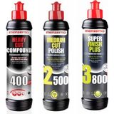 Menzerna 400 2500 3800 Boya Koruma Seti 250ML Ağır Çizik Giderici ve Orta Dereceli Cila Ürünleri