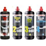 Menzerna 400 2500 3800 Sealingwax Pasta Hare ve Boya Koruma Seti 1 Lt