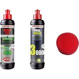 Menzerna 400 Green-3000 Kalın Pasta Hare Cıla Setı 250 Ml Uygulama Pedı Hedıye