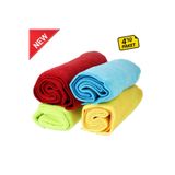 Menzerna Mikrofiber Bez Seti 320 Gsm 4'lü Paket - 40X40CM | Renkli Detailing Pasta Cila Bezleri